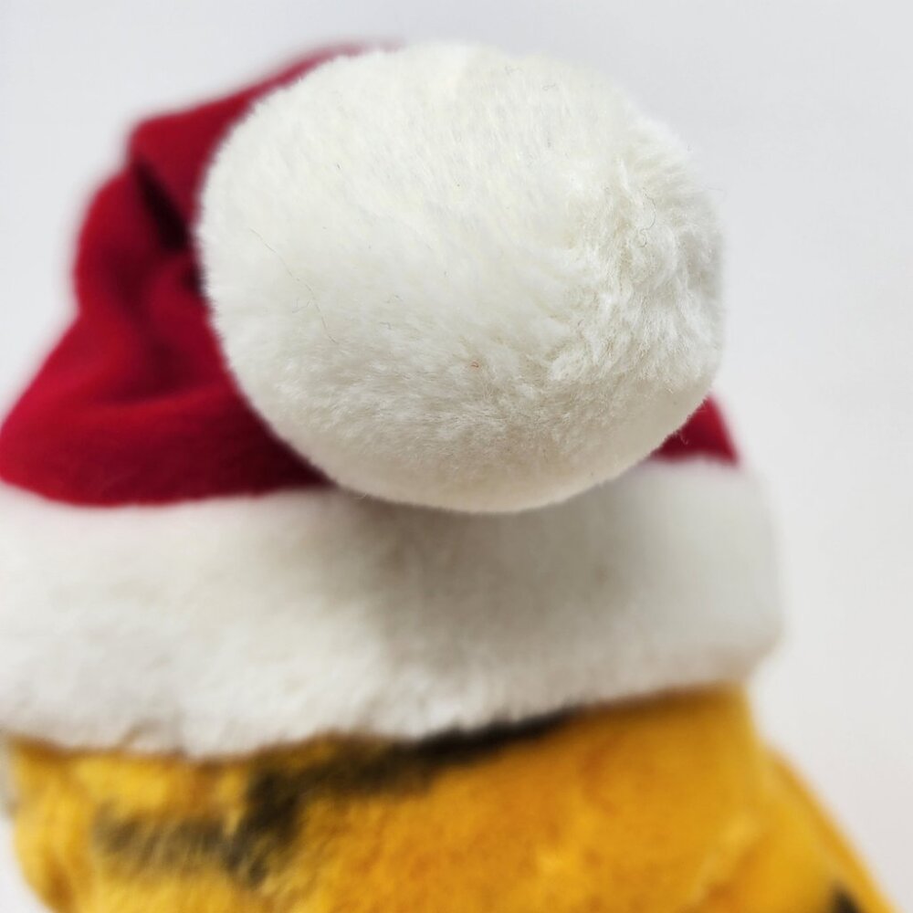 Vtg 1981 Dakin Garfield Santa Cat 8" Plush 'Fill Er Up!' Christmas Stocking Toy - Picture 14 of 15